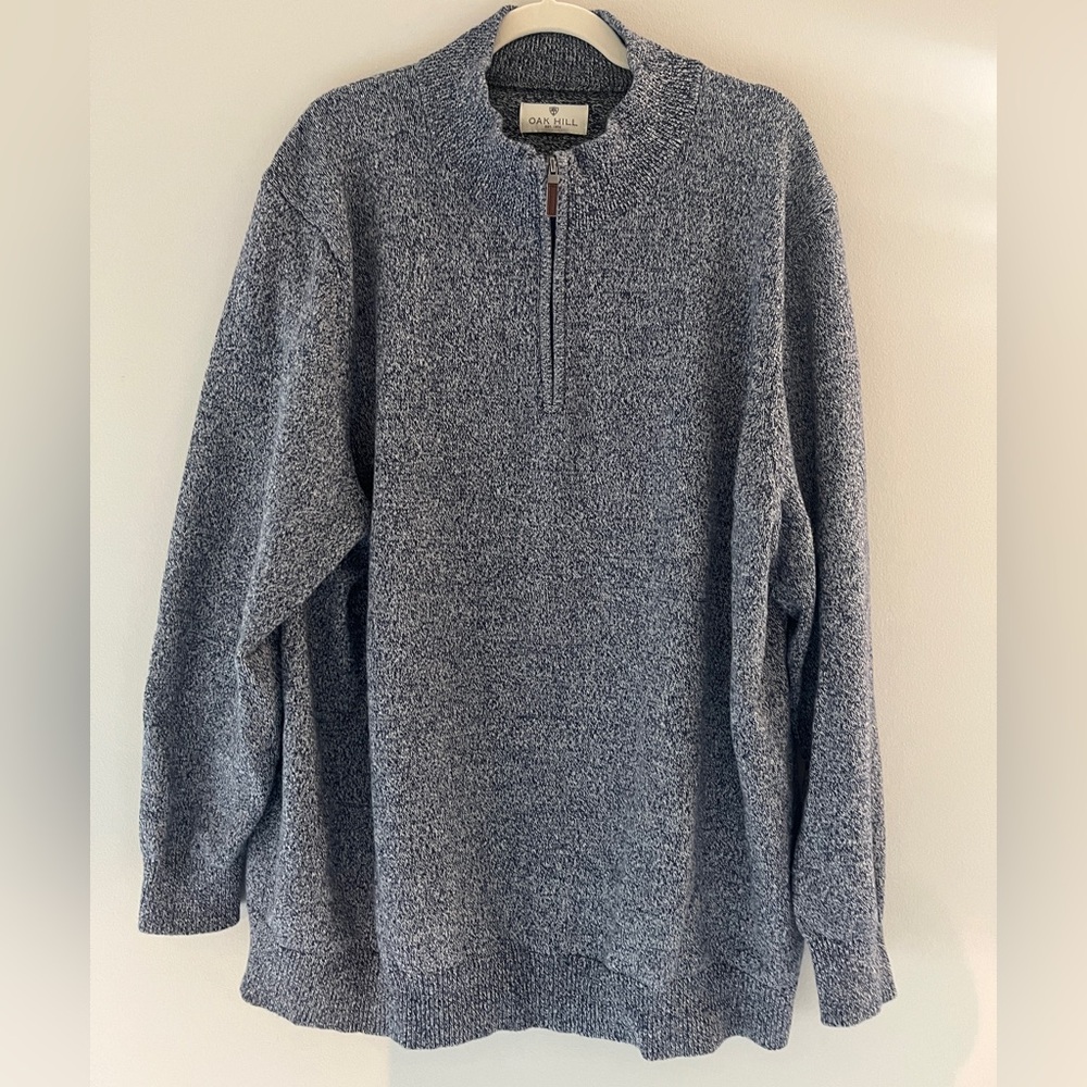Oak Hill Men's Quarter-Zip Sweater Pullover